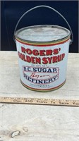 Rogers 20 pound Syrup Pail  *TOP