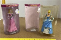 Sleeping Beauty & Cinderella Disney Figures Hand