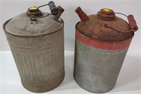 2 Vintage Fuel Cans