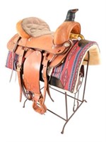 Edward Smith's Circle C Saddle And Stand