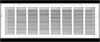 30" X 12 Steel Return Air Filter Grille for 1" Fil