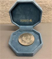 1965 Churchill Coin in Birks Case
