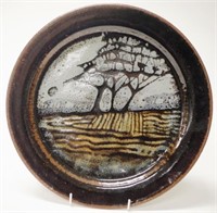 Australian Bryan Trueman pottery platter