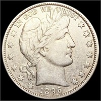 1896-O Barber Half Dollar CLOSELY UNCIRCULATED