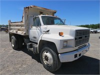 (DMV) 1989 Ford F-800 Dump Truck