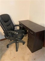 Desk & Rolling Office Chair