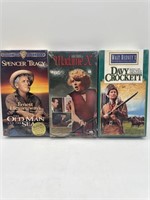 Lot of 3 Sealed VHS Tapes