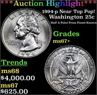 ***Auction Highlight*** 1994-p Washington Quarter