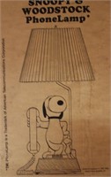 1965 Snoopy &  Woodstock Phone Lamp
