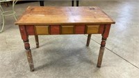 Vintage table 34” x 20 1/2” x 23”