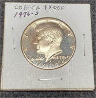 1976-S Proof Kennedy Half Dollar Clad