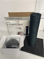 LASER LIGHT SCRATCHING POST AND LASER TOY