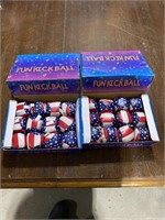 FOUR DOZEN PATRIOTIC FUN KICK BALLS