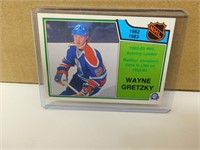 1983-84 OPC Wayne Gretzky #217 Scoring Leader Card