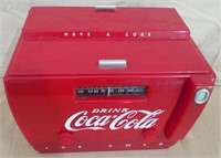 Old Thyme Coca-Cola Cooler Radio /Cassette