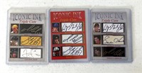 3 Mario Lemieux Iconc Ink hockey cards