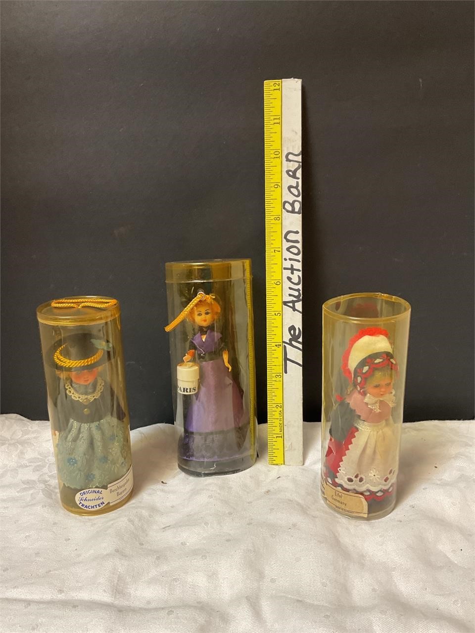 3 original Schneider trachten dolls