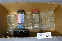 Nice Early Glass Candy Containers - Cars - Tank