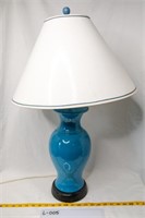 Table Lamp with Blue Base