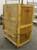 Empty Shipping Wood Crate, Approx 37"x42"x62"