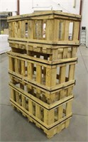(3) Wood Crates