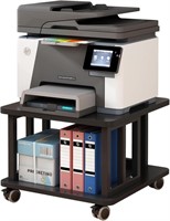 Mobile Printer Stand With 2-tier And Under-desk