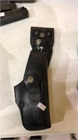 Bund black leather gun holster model 83, number