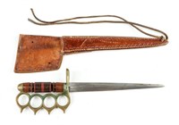 WORLD WAR II Dagger with Brass Knuckles