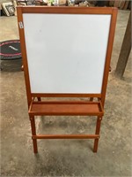 2 sided easel- white board and chalk