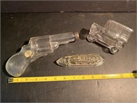 Antique Glass Candy Containers