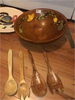 Teakwood Salad Set