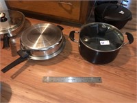 Black Dutch Oven + Stainless Cooker