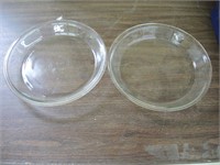 2 GLASS BAKING DISHES