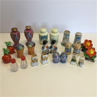 Group of Salt and Pepper Shakers