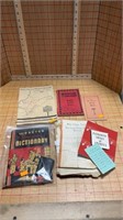 Dictionary and miscellaneous books