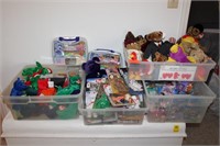 Group of 100+ Beanie Babies; Athletic, MacDonalds