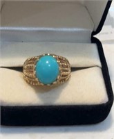 14kt turquoise