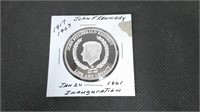 1927 - 1963 JOHN F KENNEDY INAUGURATION COIN