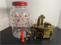 Copper Music Box & Beverage Dispenser