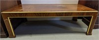 Baker Furniture coffee table, 50" W x 24" D x 16"