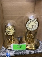 Two anniversary clocks