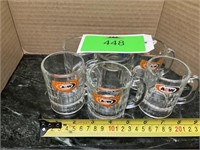 Six A&W miniature mugs