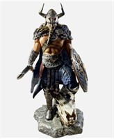 Resin Viking Warrior Tho Dragon Slayer Ornament Sc