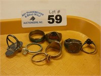 (8) Sterling & Other Rings