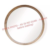 Threshold round mirror