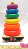 1960's Fisher Price Rock-A-Stack Donut Rings