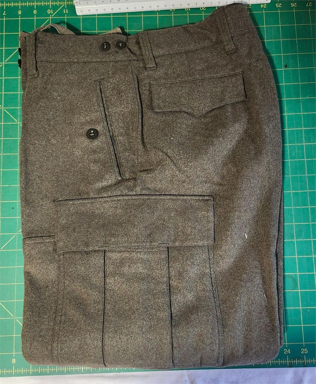 Vintage Alois Heiss wool German military pants