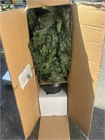 4.5FT Pacific Spruce Cashmere Topiary  - NIB
