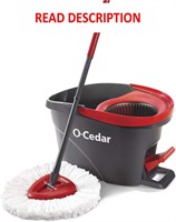 O-Cedar EasyWring Microfiber Spin Mop  Bucket