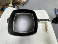 Wagner Ware Square Cast Iron Skillet 1220 11"